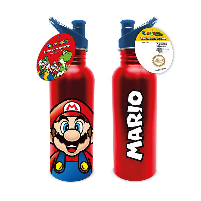 Official Nintendo Super Mario Bros Metallic Bottle,700mL