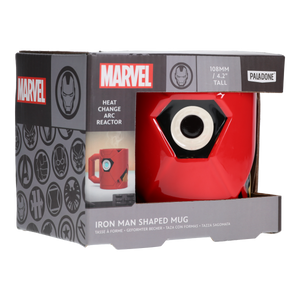 Paladone UK Official licensed Marvel Iron Man XL Shaped Heat-Change Mug
