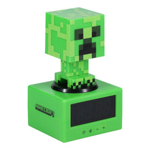 將圖片載入圖庫檢視器 官方授權 Minecraft 麥塊 苦力怕 Figure 3合1鬧鐘發光 造型夜燈
