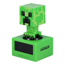 將圖片載入圖庫檢視器 官方授權 Minecraft 麥塊 苦力怕 Figure 3合1鬧鐘發光 造型夜燈
