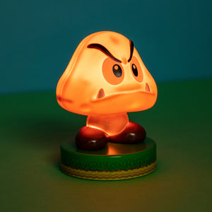 Officially Licensed Nintendo Super Mario Goomba 3D Icons Light