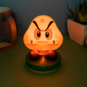 Officially Licensed Nintendo Super Mario Goomba 3D Icons Light