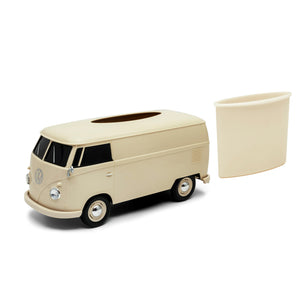 Official licensed Volkswagen VW 1963 T1 van multi-functional box/tissue box, Cream