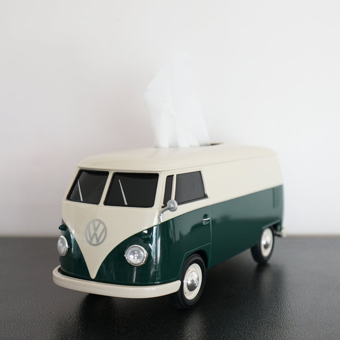 Official licensed VW T1 Bus Multi-functional Box,  1:16 scale, Cream and Green 2 Tone