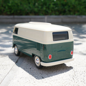 Official licensed VW T1 Bus Multi-functional Box,  1:16 scale, Cream and Green 2 Tone