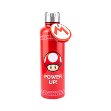 Load image into Gallery viewer, Official Licensed Paladone Nintendo Super Mario Bros Power Up Mushroom Metallic Bottle, 500mL
