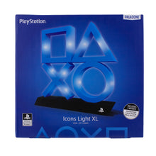 Load image into Gallery viewer, Paladone Playstation 5 Icons XL Light  | 3 Modes-Music Reactive Game Room Lighting Perfect for Home, Office and Bedrooms
