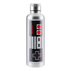 Official Licensed Paladone Nintendo NES Controller Stainless Steel Water Bottle, 500mL