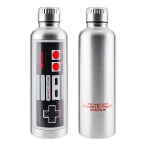 Official Licensed Paladone Nintendo NES Controller Stainless Steel Water Bottle, 500mL