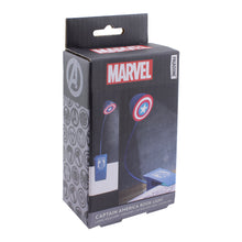 Load image into Gallery viewer, Officially Licensed Marvel Captain America Clip-On Book Light
