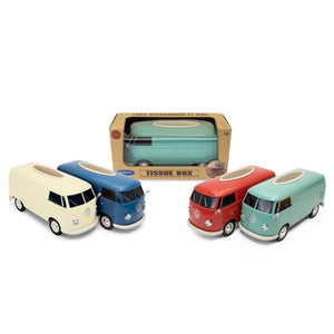 Official licensed Volkswagen VW 1963 T1 van multi-functional box/tissue box, Cream