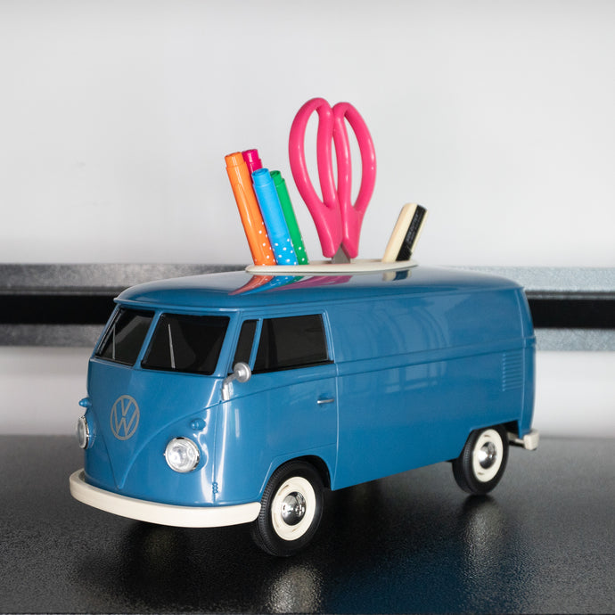 Ridaz Official licensed Volkswagen Tissue Box,  1:16 VW T1 Bus （Blue）