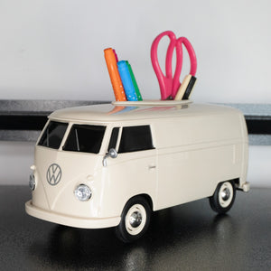 Official licensed Volkswagen VW 1963 T1 van multi-functional box/tissue box, Cream